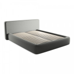 Hall polsterdatud kaheinimesevoodi koos voodip&otilde;hja ja panipaigaga 160x200cm Kiana - Makamii