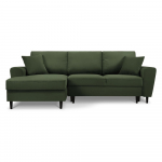 Roheline velvetist panipaigaga nurgadiivanvoodi (vasak nurk) Kyoto - Cosmopolitan Design