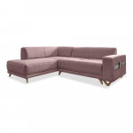 Roosa nurgadiivanvoodi panipaigaga (vasak nurk/L-kujuline) Classy Sophie &ndash; Miuform