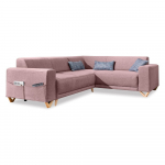 Roosa lahtik&auml;iv/panipaigaga nurgadiivan (parem nurk/L-kujuline) Classy Sophie &ndash; Miuform