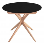 &Uuml;mmargune pikendatav s&ouml;&ouml;gilaud lisaplaadiga &oslash; 90 cm Jubi &ndash; Ragaba