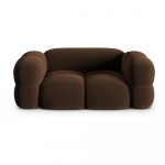 Tumepruun sametist diivan 180 cm Loretto &ndash; Cosmopolitan Design