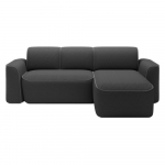 Tumehall boucl&eacute;-kangast nurgadiivan (parem nurk/lamamisosaga) Ume &ndash; ELTAP