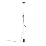 Must h&auml;mardatav LED-p&otilde;randalamp (k&otilde;rgus 339 cm) Orey - Kave Home