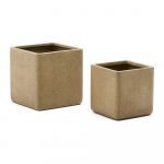 Tehiskivist lillepoti katted 2tk komplektis Minoa - Kave Home