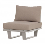 Hallikasbeež metall/polsterdatud aiatool Bear - WOOOD