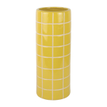 Kollane keraamiline vaas (k&otilde;rgus 40 cm) Retro Tiles - PT LIVING