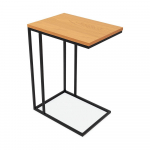 Tammepuust dekooriga abilaud 50x35 cm Cesura - Unique Furniture
