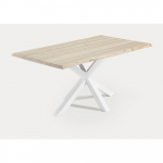 S&ouml;&ouml;gilaud tammepuust pealispinnaga 90x160 cm Argo - Kave Home
