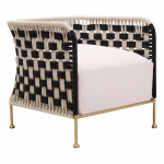Mustvalge tugitool Satna - Premier Housewares