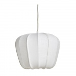 Kreemikas ripplamp kangast varjuga Zubedo - Light & Living