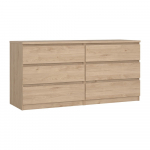 Tammepuust kummut naturaalses v&auml;rvitoonis 154x76x50 cm Naia - Tvilum