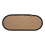 Musta/naturaalse v&auml;rvi trepiastmete komplekt, 16 tk, 25x65 cm Milo Frame - Vitaus