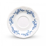 Valge/sinine portselanist alustass &oslash; 16,5 cm Retro - BonBistro