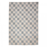 Sinine pestav puuvillasegu vaip 116x170 cm Muted Checkerboard - Flair Rugs