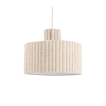 Beež linane ripplamp &oslash; 40 cm Alina - Jotex