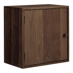 Tumepruun tammepuidust riiul 30 cm Townsville - House Nordic