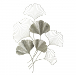 H&otilde;bedast metallist rippdekoratsioon Mauro Ferretti Silver, 62 x 86 cm Goxy - Mauro Ferretti