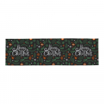 Puuvillane j&otilde;ulumotiiviga linik 40x140 cm Very Merry Christmas &ndash; Butter Kings