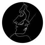 Vaip Faces, ⌀ 100 cm - Rizzoli