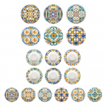 Portselantaldrikud 18tk Medicea - Brandani