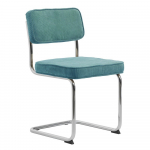 T&uuml;rkiissinine velvetist s&ouml;&ouml;gitool Rupert &ndash; Unique Furniture