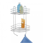 Eksklusiivne kahetasandiline kroomitud nurgariiul - Wenko