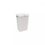 Valge plastikust pesukorv 55 l Country - Rotho