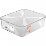 Kaanega plastist hoiukarp 12 l Lona - Rotho