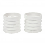 Portselanist k&uuml;&uuml;nlajalad 2 tk komplektis Ribbon - Mette Ditmer Denmark