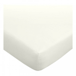 Kreem Egiptuse puuvillane kummiga lina 135x190 cm - Bianca