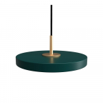 Tumeroheline LED rippvalgusti metallist lambivarjuga &oslash; 15 cm Asteria Micro - UMAGE