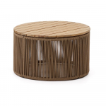 &Uuml;mmargune akaatsiaplaadiga aia k&uuml;ljelaud &oslash; 60 cm Dandara - Kave Home