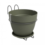 Taaskasutatud plastikust rippuv lillepott &oslash; 20 cm Capri - Artevasi