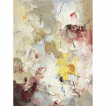 K&auml;sitsi maalitud elementidega maal 60x80 cm Free Play 2 - Malerifabrikken