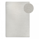 Kreem k&auml;sitsi kootud villaseguga vaip 60x90 cm Pradesh Natural White - Elle Decoration