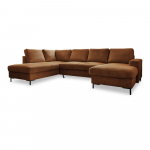 Pruun velvetist diivanvoodi (vasakus nurgas) Lofty Lilly - Miuform