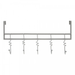 Hall metallist uksenagi 46 cm Jaxen - Premier Housewares