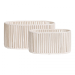 Riidest korvid, 2 tk komplektis 38x25,5x18 cm Arese - House Nordic