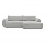 Helehall velvetist nurgadiivanvoodi (parem nurk) Lucien - Bobochic Paris