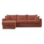 Tellisev&auml;rvi velvetist nurgadiivanvoodi (muutuv nurk) Augustin - Bobochic Paris