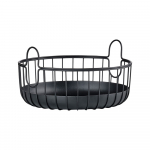 Metallist traatkorv &oslash; 22x8 cm Inu - Zone
