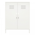 Valge metallist kapp 40x102x80 cm Mission District - St&oslash;raa