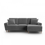 Helehall sametist panipaigaga nurgadiivanvoodi (parem nurk) Kyoto - Cosmopolitan Design