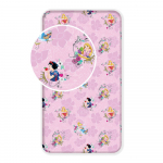 Roosa puuvillane laste lina 90x200 cm The Pincesses "Pink" - Jerry Fabrics