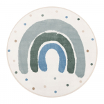 Roheline-elevandiluu v&auml;rvi laste vaip &oslash;100 cm Joyful Mint - FD