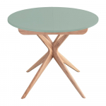 &Uuml;mmargune pikendatav s&ouml;&ouml;gilaud lisaplaadiga &oslash; 90 cm Jubi &ndash; Ragaba