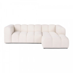 Kreem sametist nurgadiivan (parem nurk) Cube - Bonami Selection