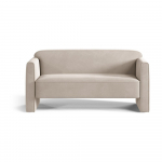 Beež sametist diivan 140 cm Abby - Micadoni