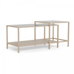 Hallid terasest diivanilauad 2tk komplektis 50x90 cm Seaford - Actona